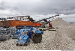 Photo Textures of  Gravel Mining Machine